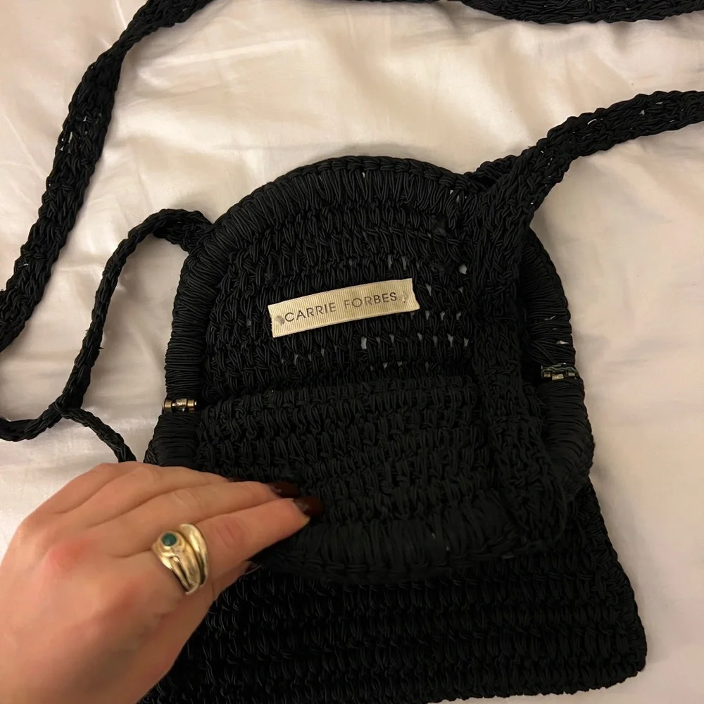 carrie forbes crochet cross body purse - Picture 2 of 3